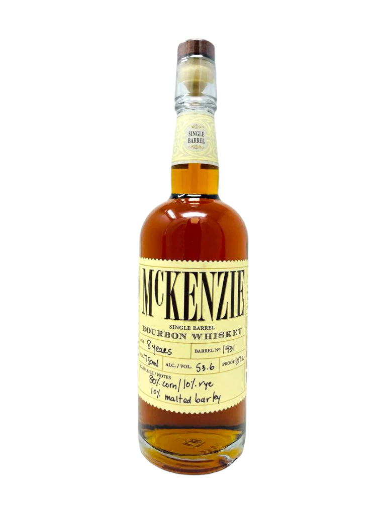 McKenzie 8-Year Single Barrel Bourbon Whiskey 107.2 Proof – Seelbach's