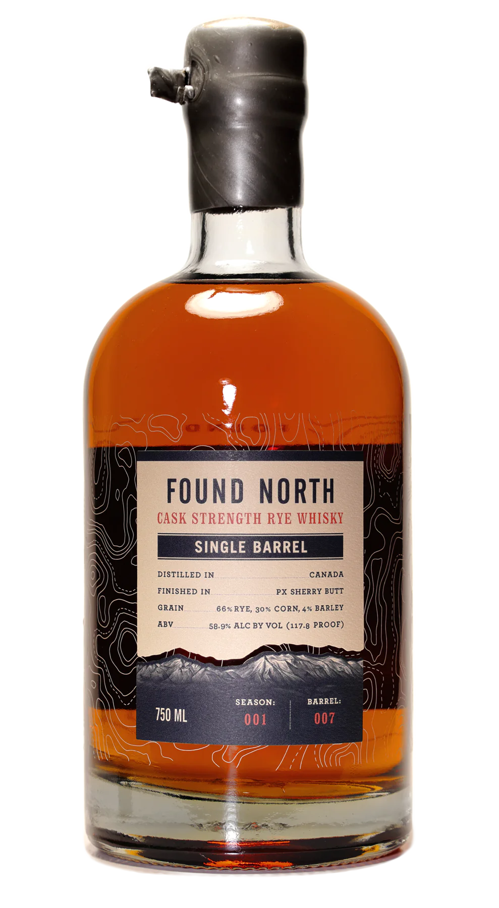 Found North Single Barrel PX Sherry Finished Rye – Seelbach's