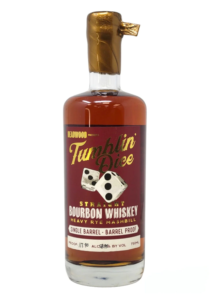 Tumblin' Dice Heavy Rye Bourbon Whiskey Single Barrel 84 Seelbach's