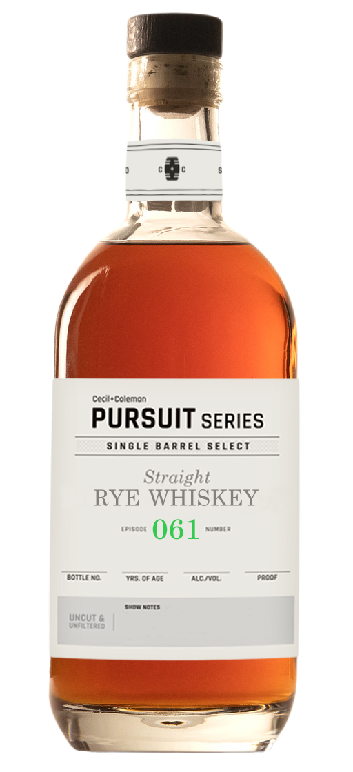 Pursuit Series Rye Episode 061 - Selected by t8ke r/bourbon