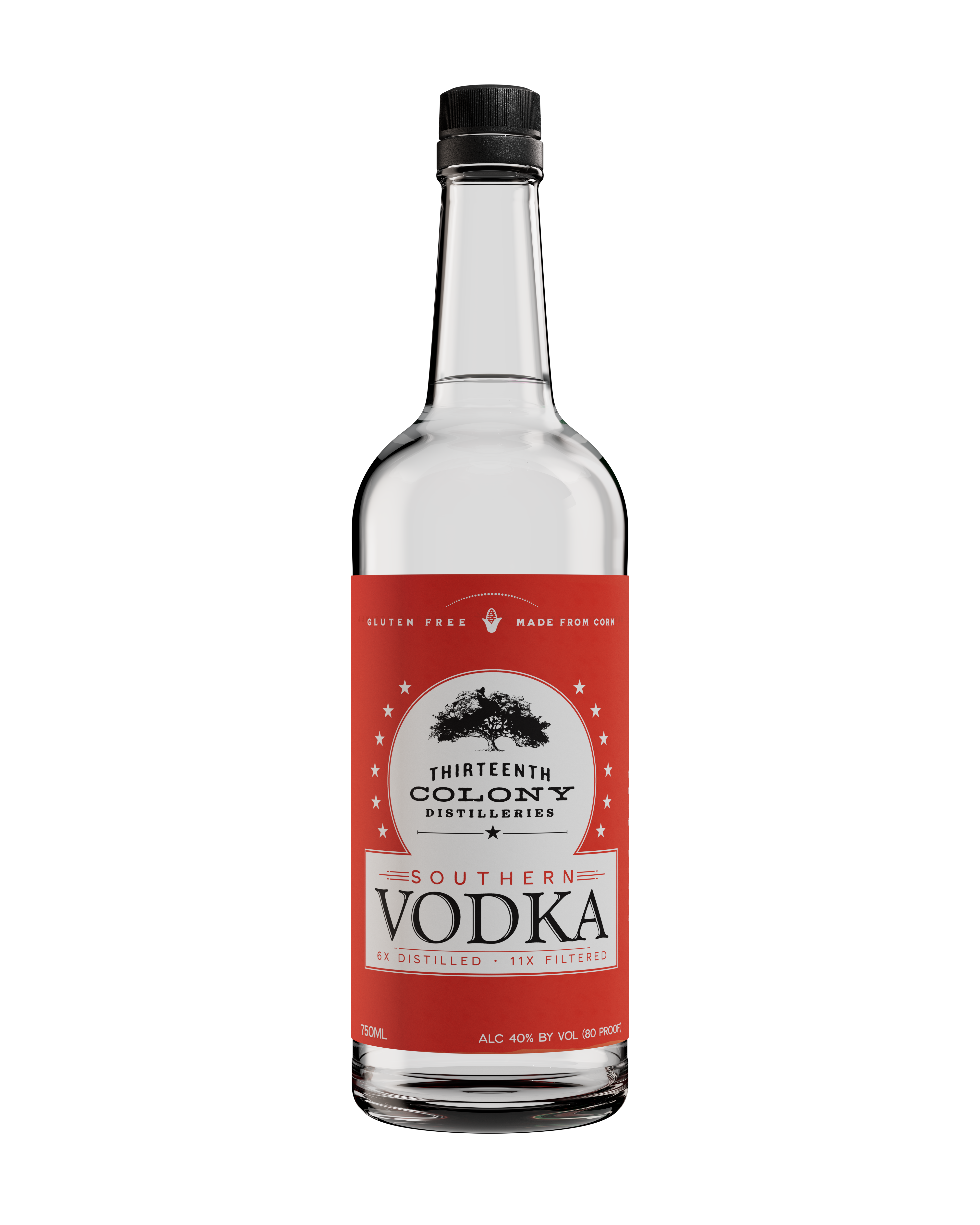 13th Colony Distillery Southern Vodka 80 Proof - 750ml – Seelbach's