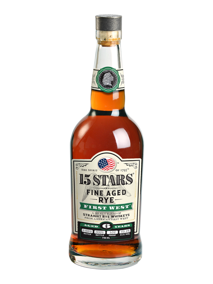 15 STARS First West Straight Rye Whiskey Batch 2-SSDD