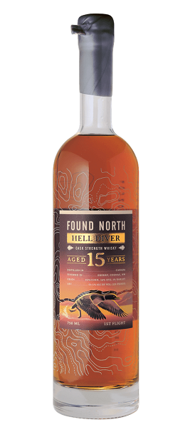 Found North Hell Diver First Flight bottle