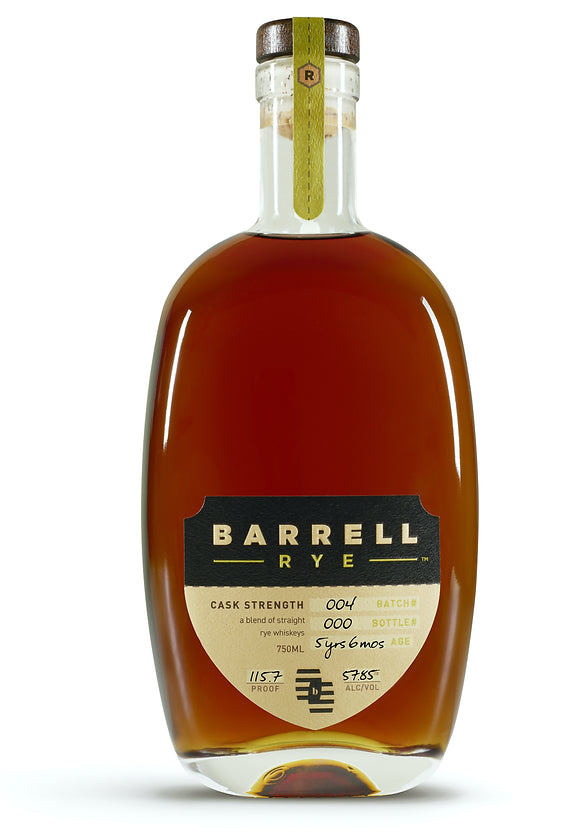 Barrell Rye Batch 004 bottle