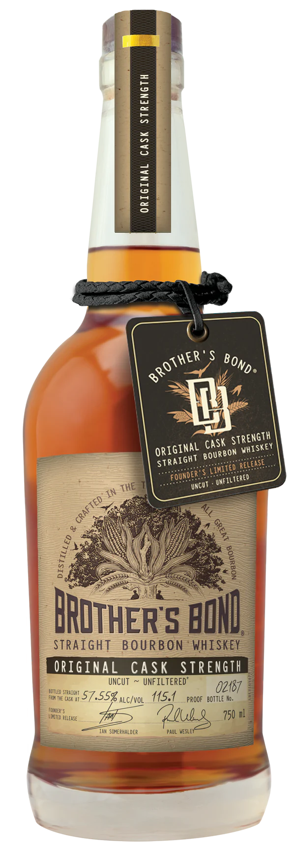 Brother's Bond Original Cask Strength Straight Bourbon Whiskey