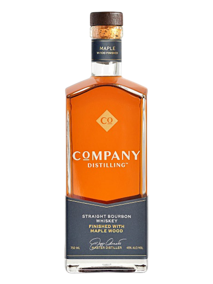 Company Distilling Straight Bourbon Whiskey Finished with Maple Wood