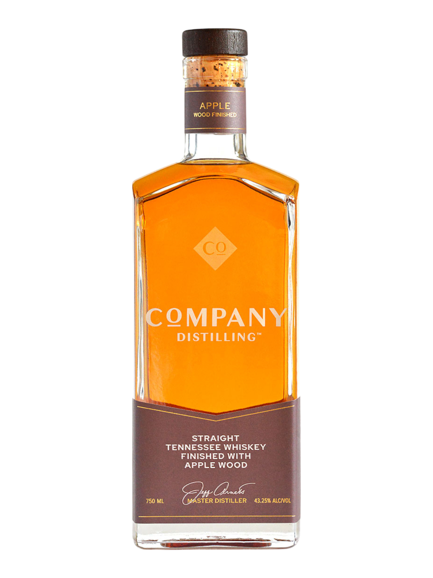 Company Distilling Tennessee Whiskey Finished with Apple Wood