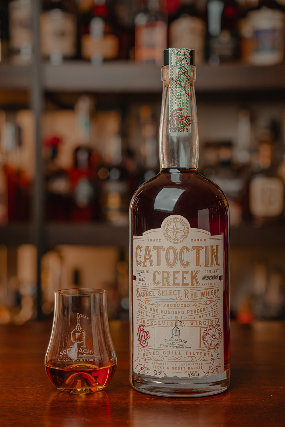 Catoctin Creek Cask Proof Single Barrel Hot Honey Barrel Finish