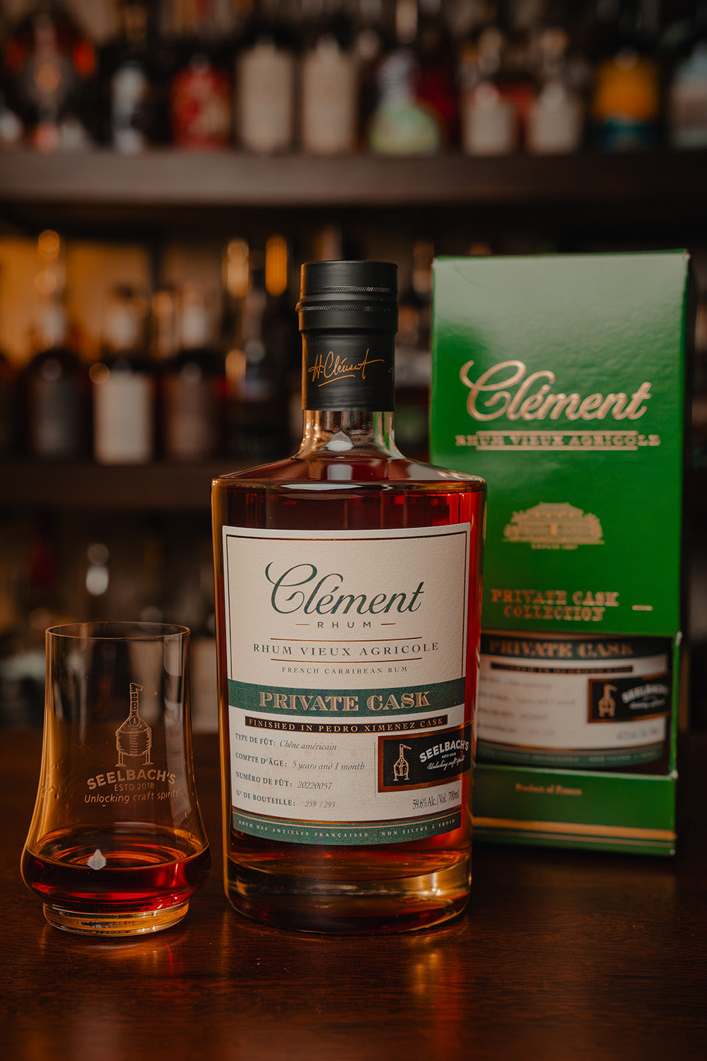 Clement PX Sherry Cask Rum 119.2 Proof - Selected by Seelbach's