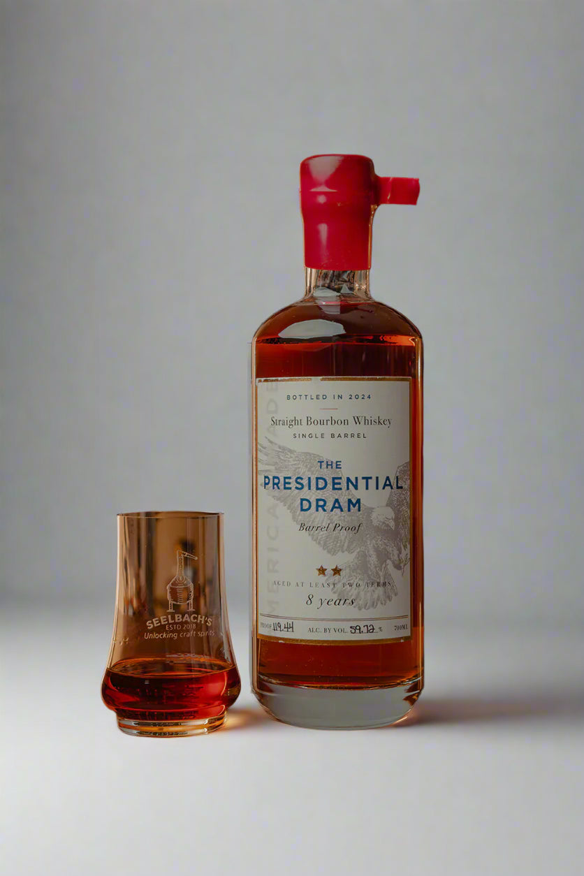 Presidential Dram Single Barrel Bourbon #212 8-Year 128.58 Proof - Selected by Raleigh Bourbon Select