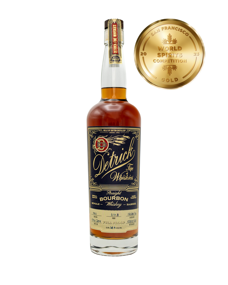 Belle of Dayton Distillery & Detrick Full Proof Single Barrel Bourbon