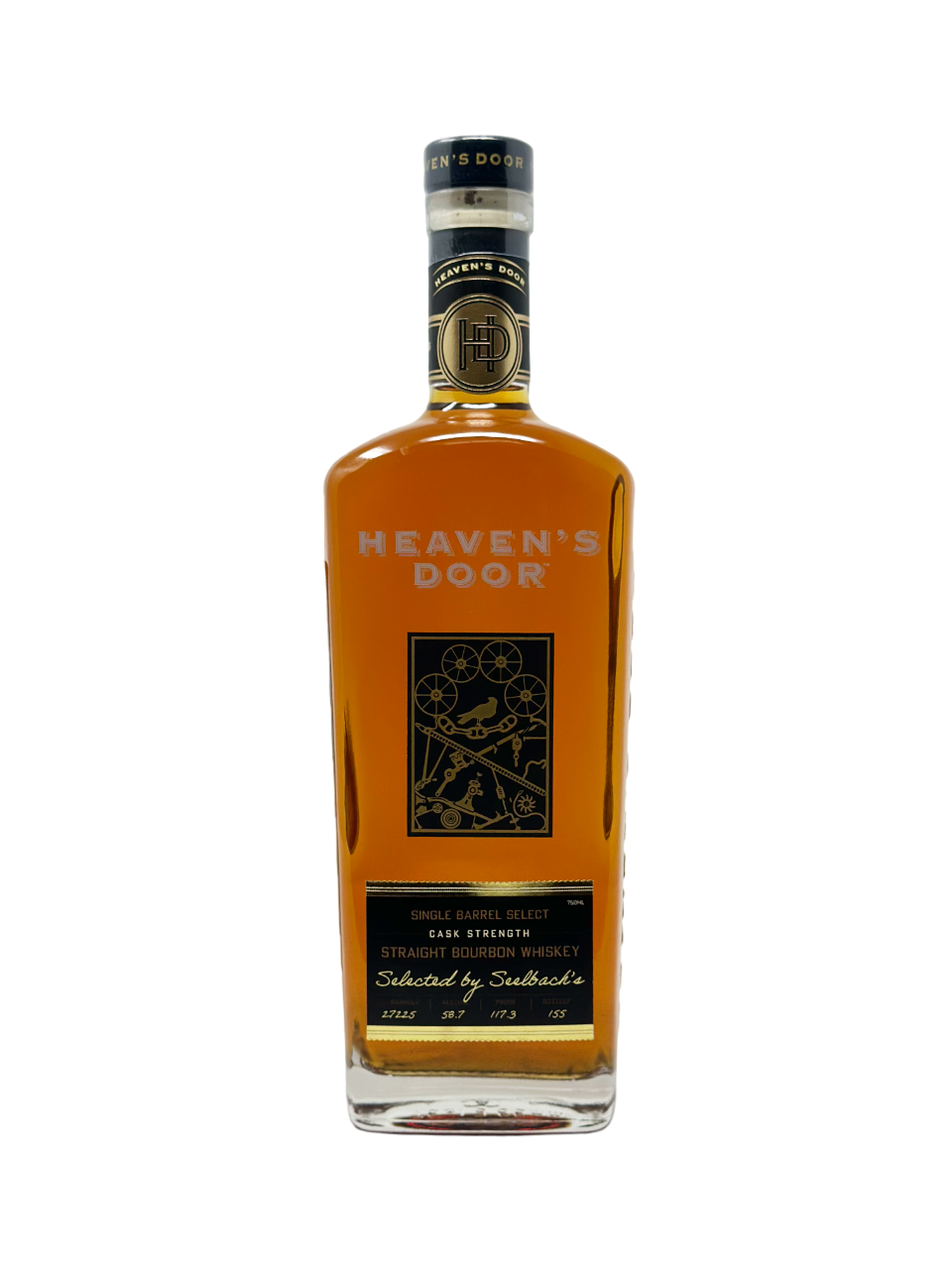 ウイスキー HEAVEN'S DOOR TENNESSEE BOURBON Heaven's Door Single Barrel Bourbon 117.3 Proof #27225 - Selected