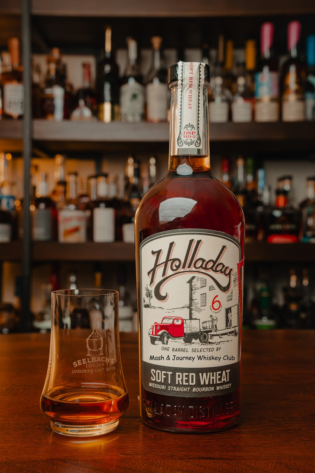 Ben Holladay Soft Red Wheat Single Barrel #8651 124.3 proof - Selected by the Mash & Journey Whiskey Club