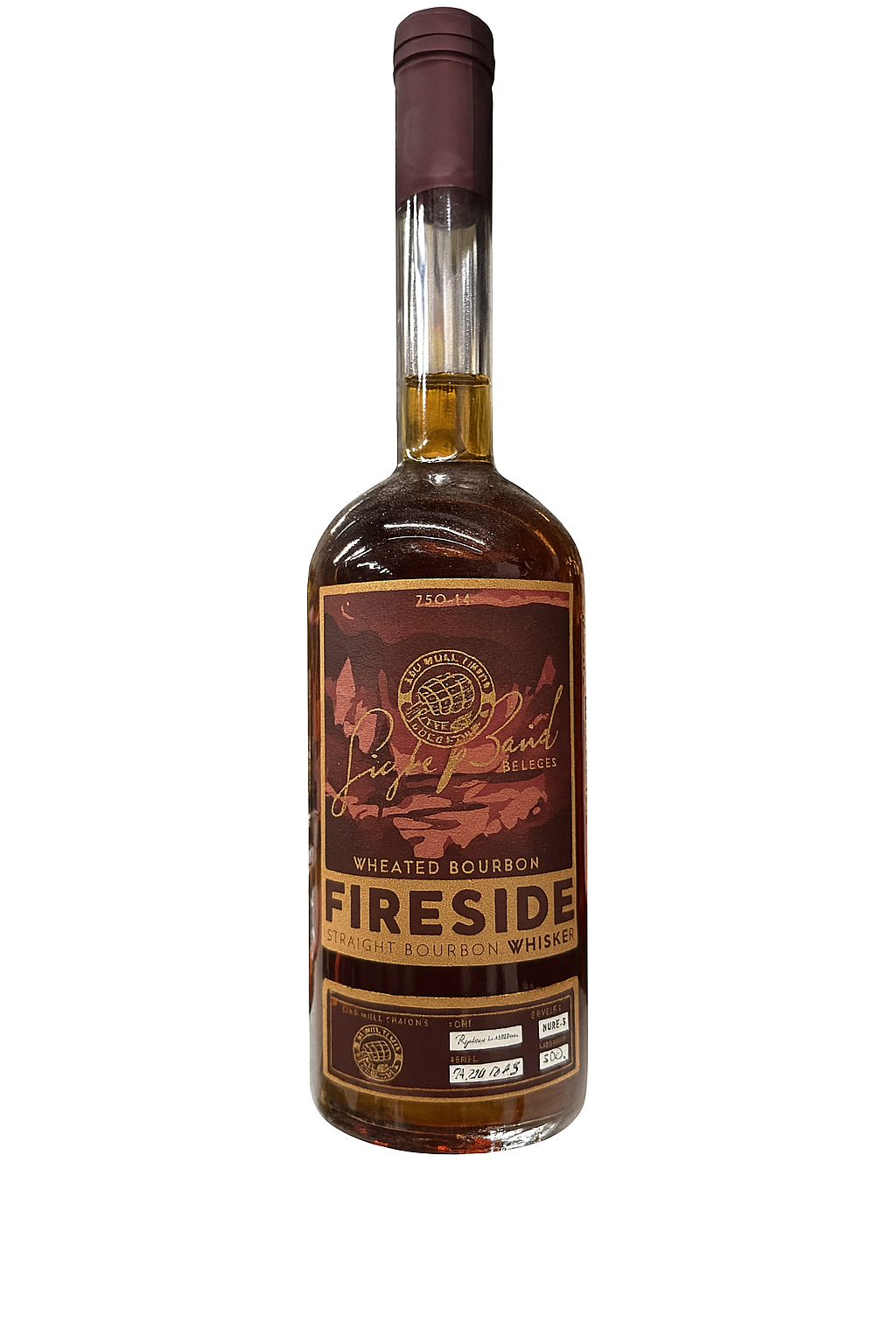 Mile High Spirits Fireside Wheated Straight Bourbon Whiskey 105.6 Proof