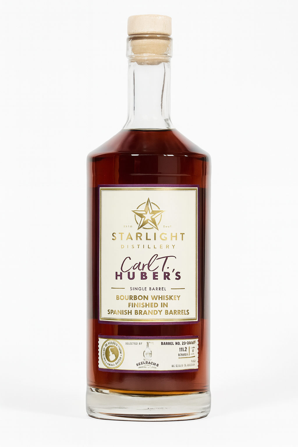 Starlight Bourbon — Spanish Brandy Barrel Finish - Selected by Seelbach's