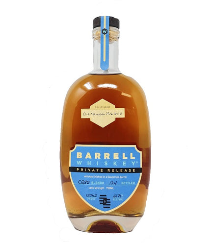 Barrell Private Release Whiskey 