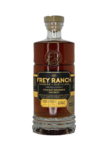 Frey Ranch Single Barrel Bourbon Barrel 123.44 proof #1608 - Selected by Seelbach's