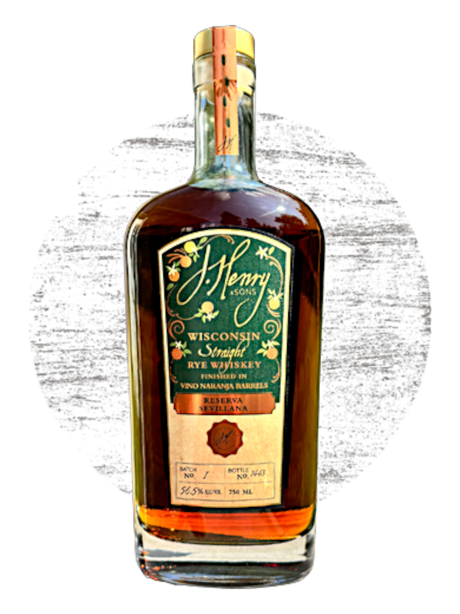 J. Henry Reserve Sevillana Vino Naranja Finished Rye – Seelbach's