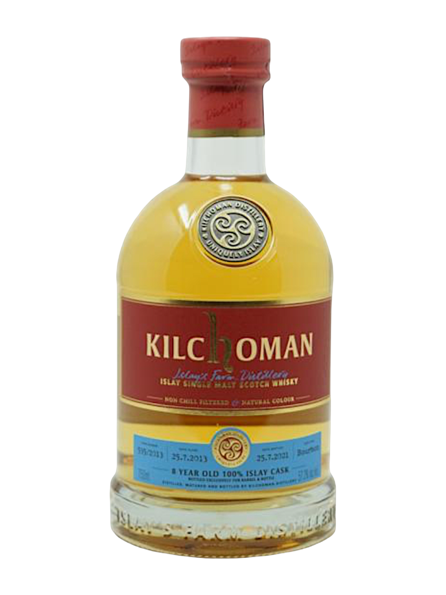 Kilchoman 8-Year-Old 100% Islay Cask-Single Cask Scotch Whiskey