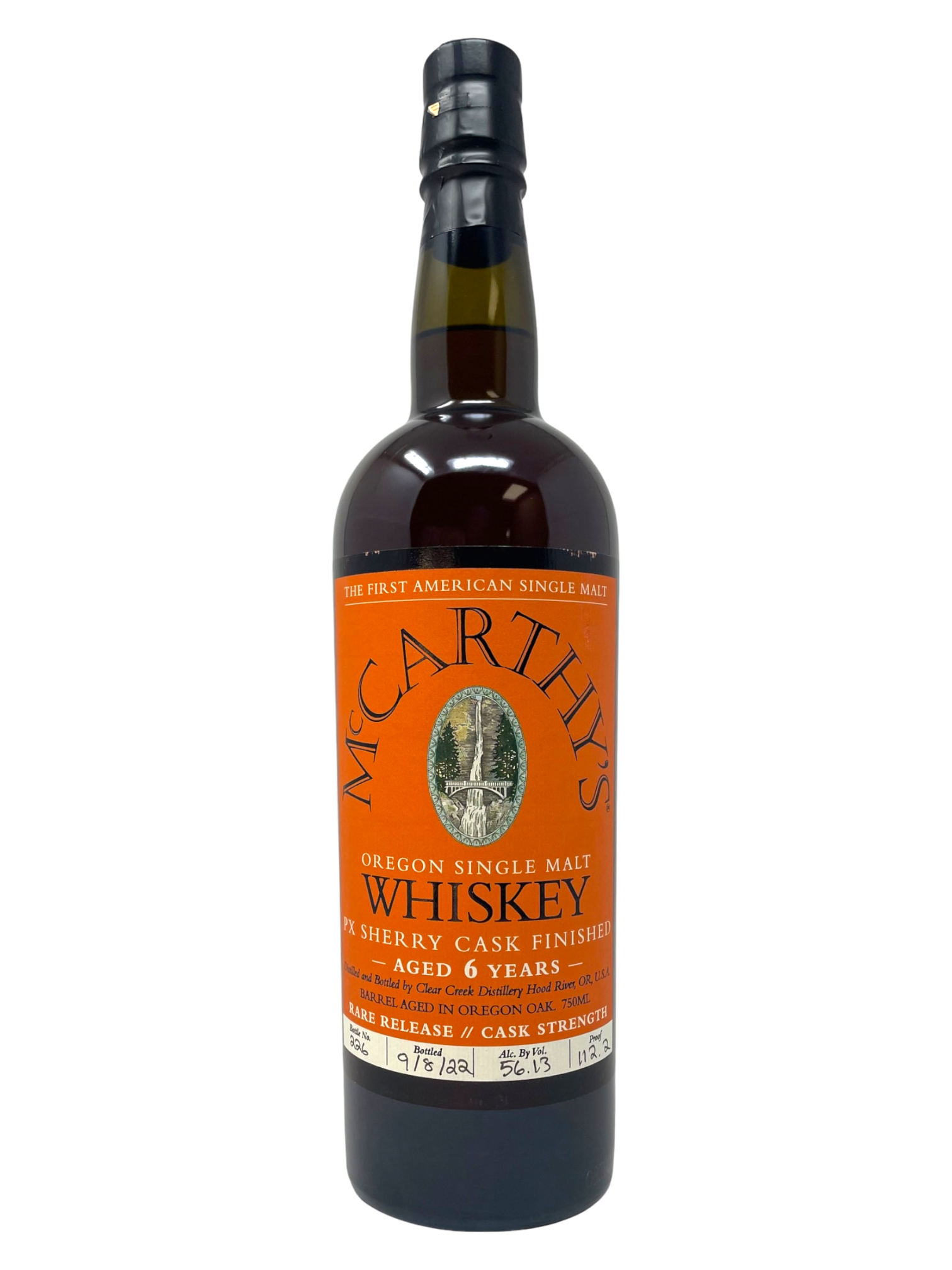 McCarthy's Rare Release 6-Year 112.2 Proof Single Malt PX Sherry