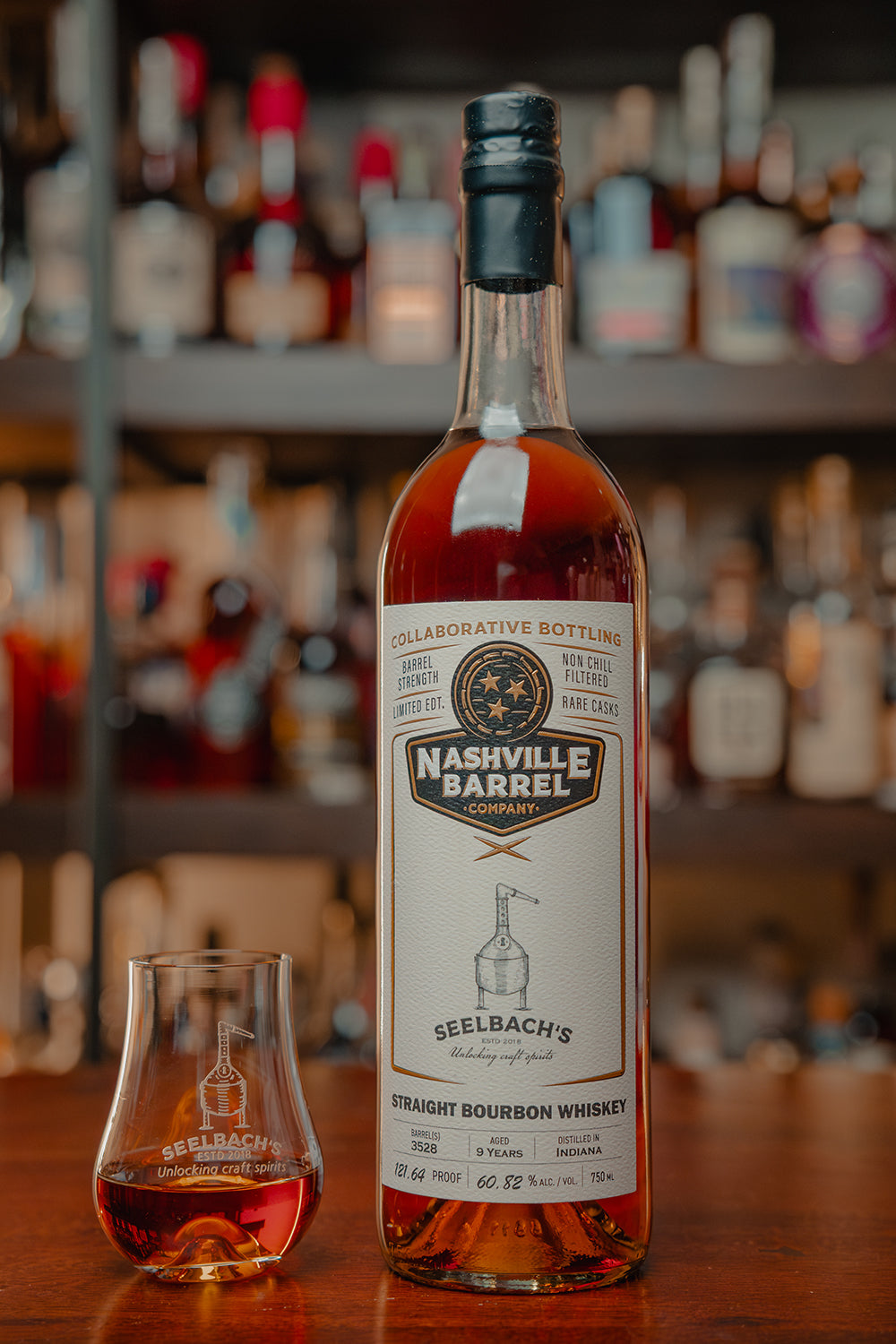 Nashville Barrel Co. #3528 9-Year Bourbon 121.64 Proof - Selected