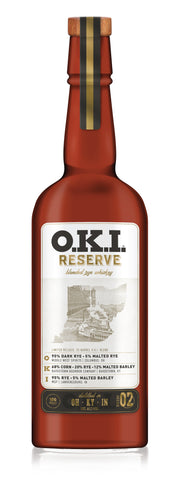 O.K.I. Reserve Blended Rye Whiskey Batch 02