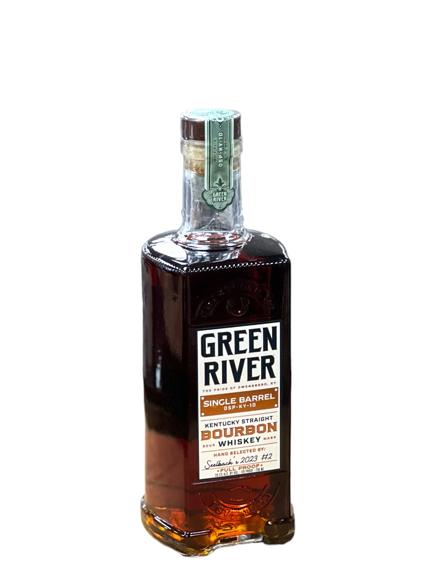 Green River Kentucky Straight Bourbon Whiskey Single Barrel Seelbach's