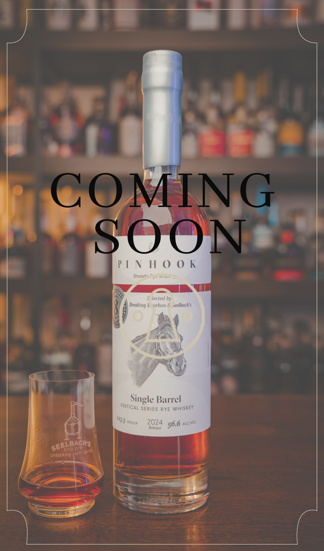 Pinhook Rye TIZ Vertical Single Barrel Rye 9-Year - Selected by Seelbach's