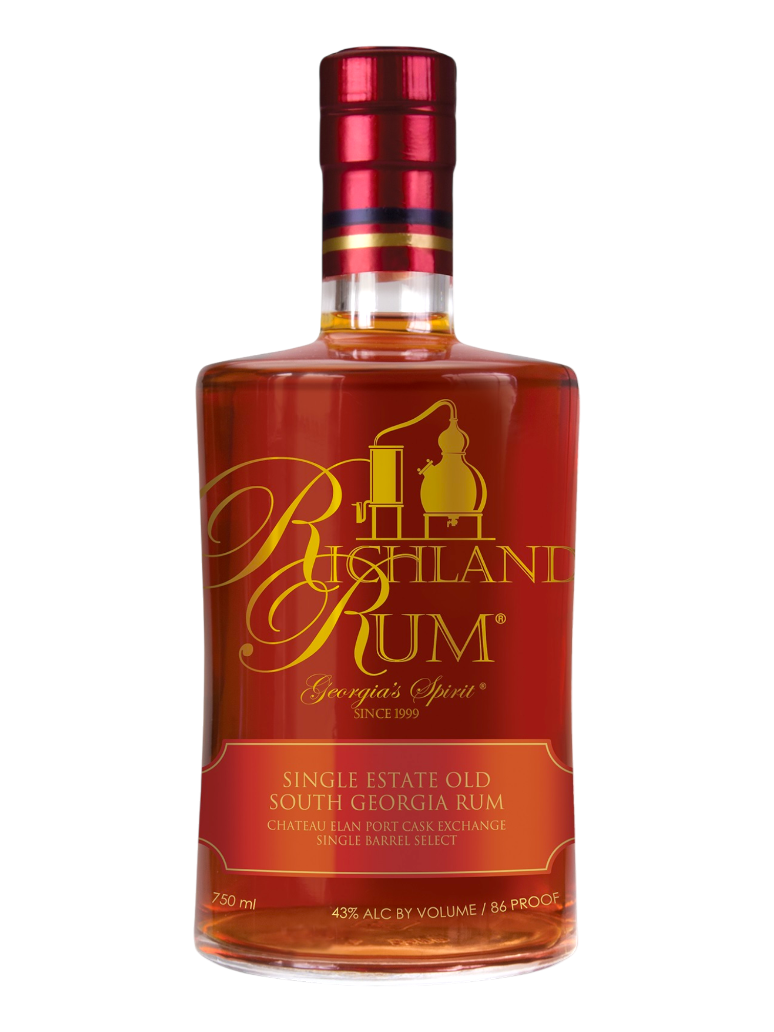 Richland Single Estate Old South Georgia Rum - Chateau Elan Port