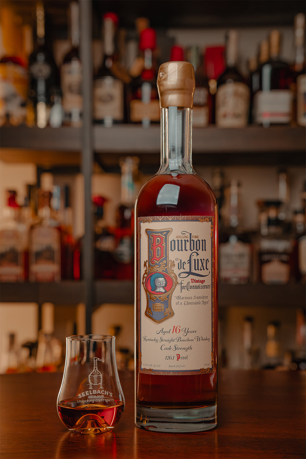 バーボン46.5% Rolling Fork Spirits Bourbon De Luxe 16-Year 126.1 Proof Kentucky