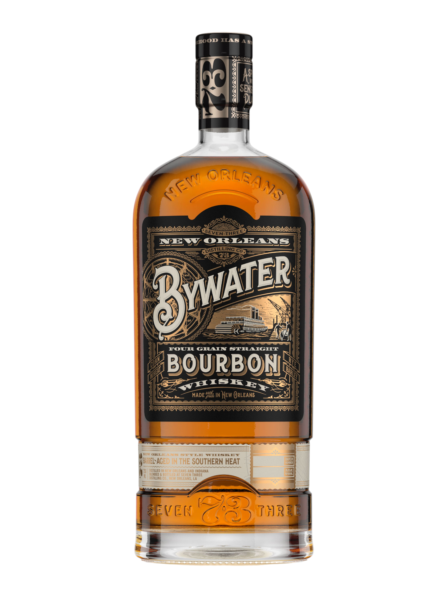 Seven Three Distilling Co. Bywater Four Grain Bourbon Whiskey