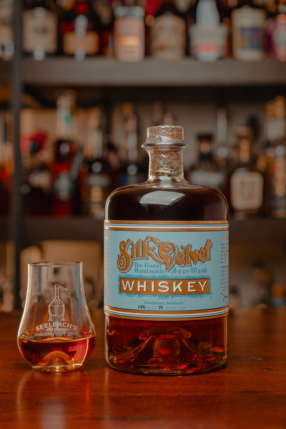 Silk Velvet Whiskey Single Barrel Bourbon 140 proof HAZMAT