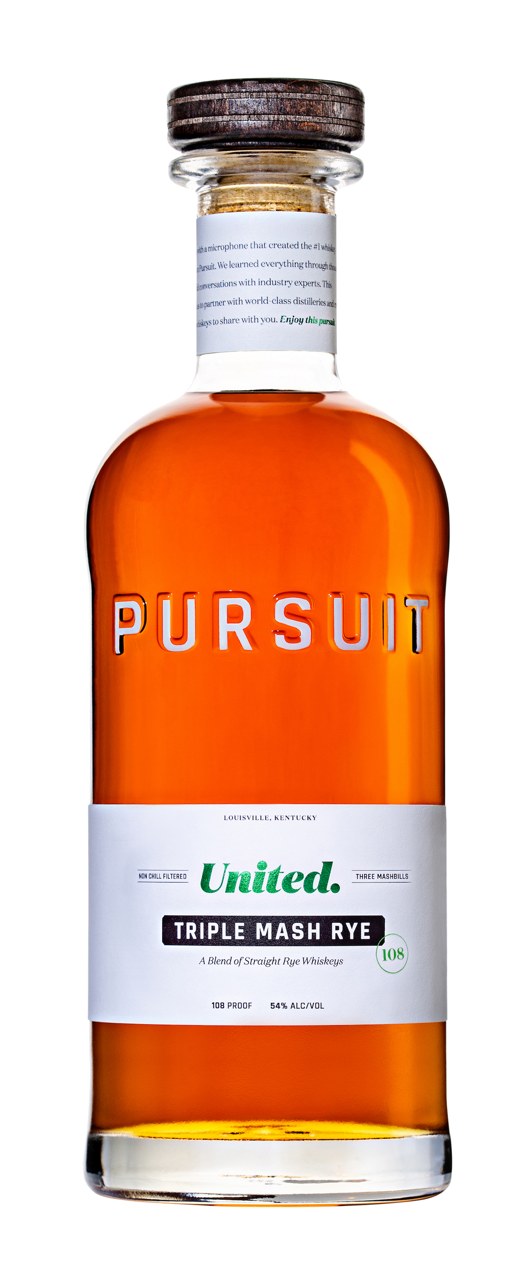 Pursuit Spirits United Rye 108 proof