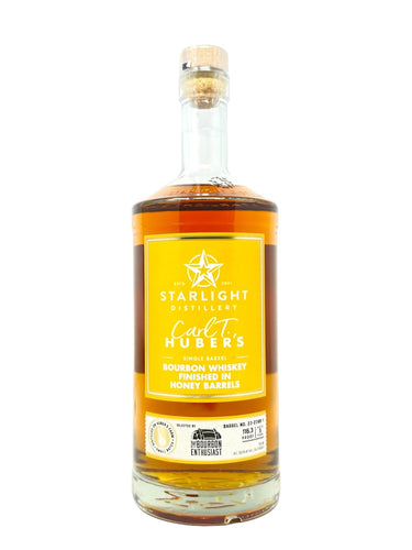 Starlight Distillery Honey Finished Bourbon #23-2396-1 116.3 proof - Selected by Bourbon Enthusiast