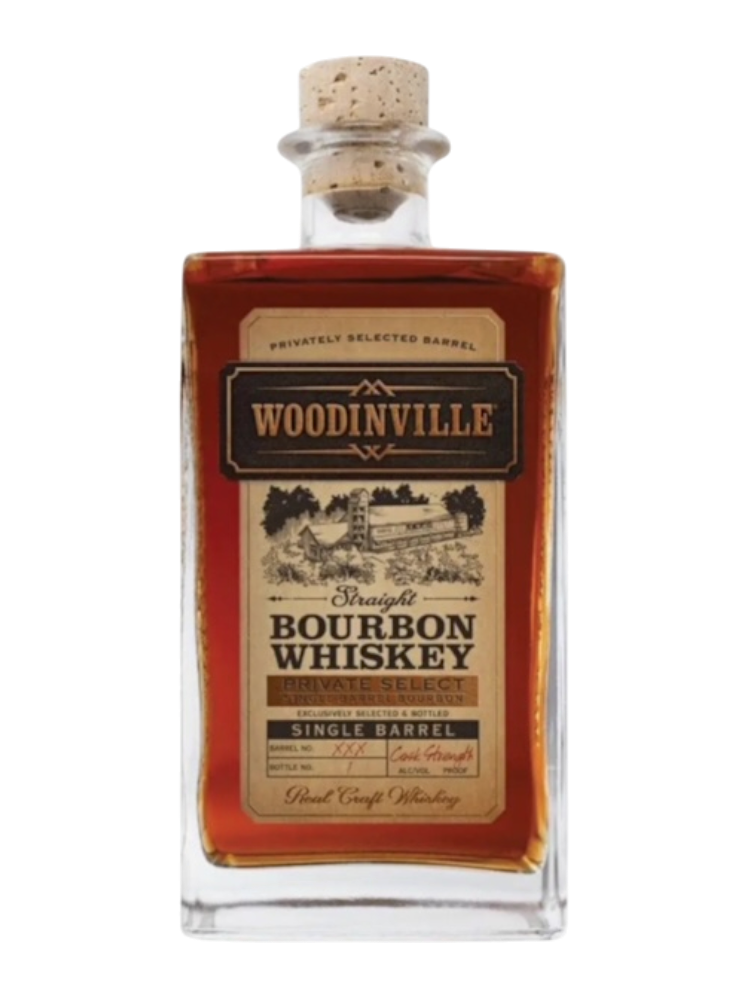 Woodinville Whiskey Co. Single Barrel Bourbon #9758 114.58 proof