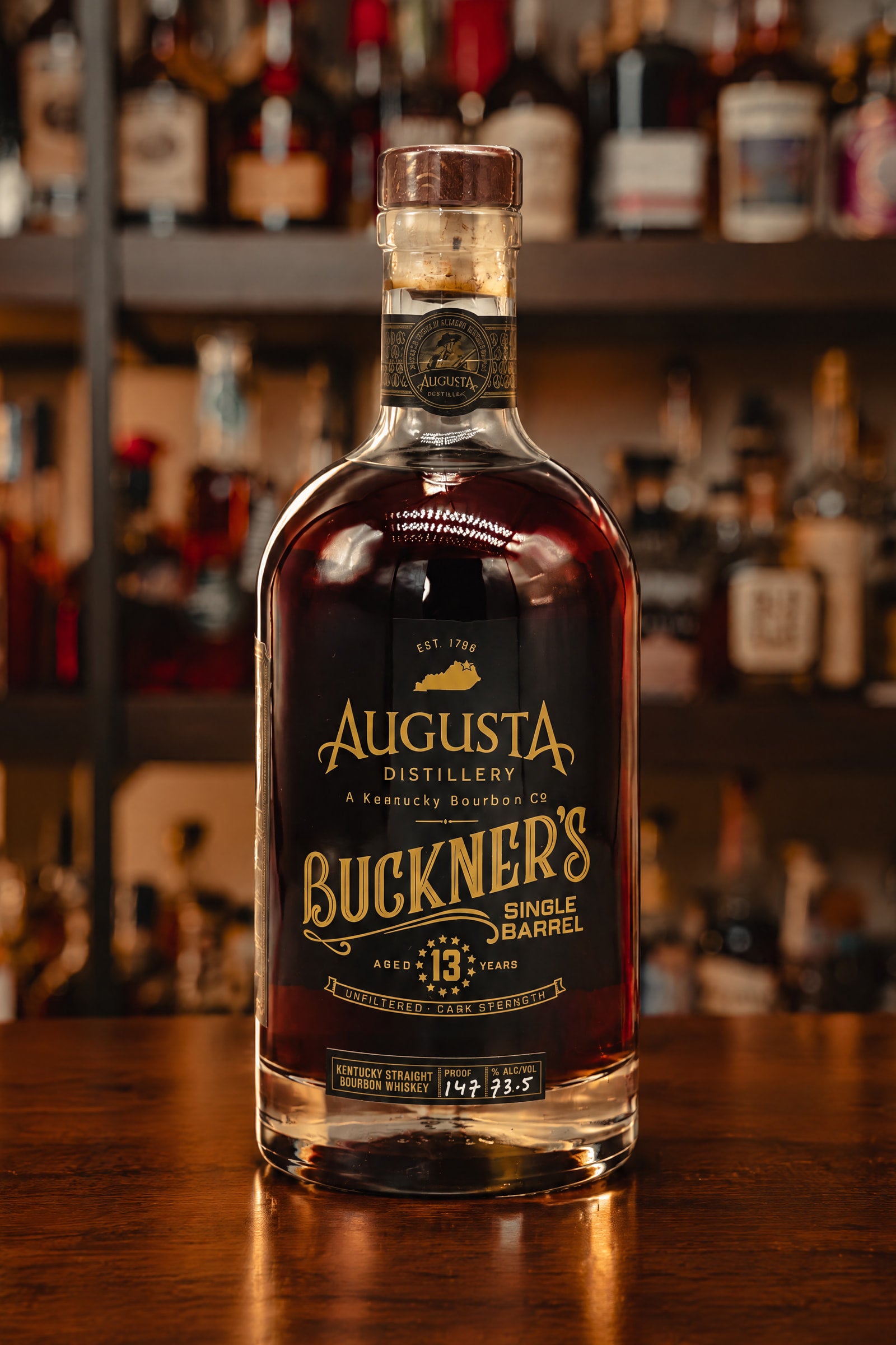 Augusta KY Distillery Buckner's Single Barrel Bourbon #B100 147