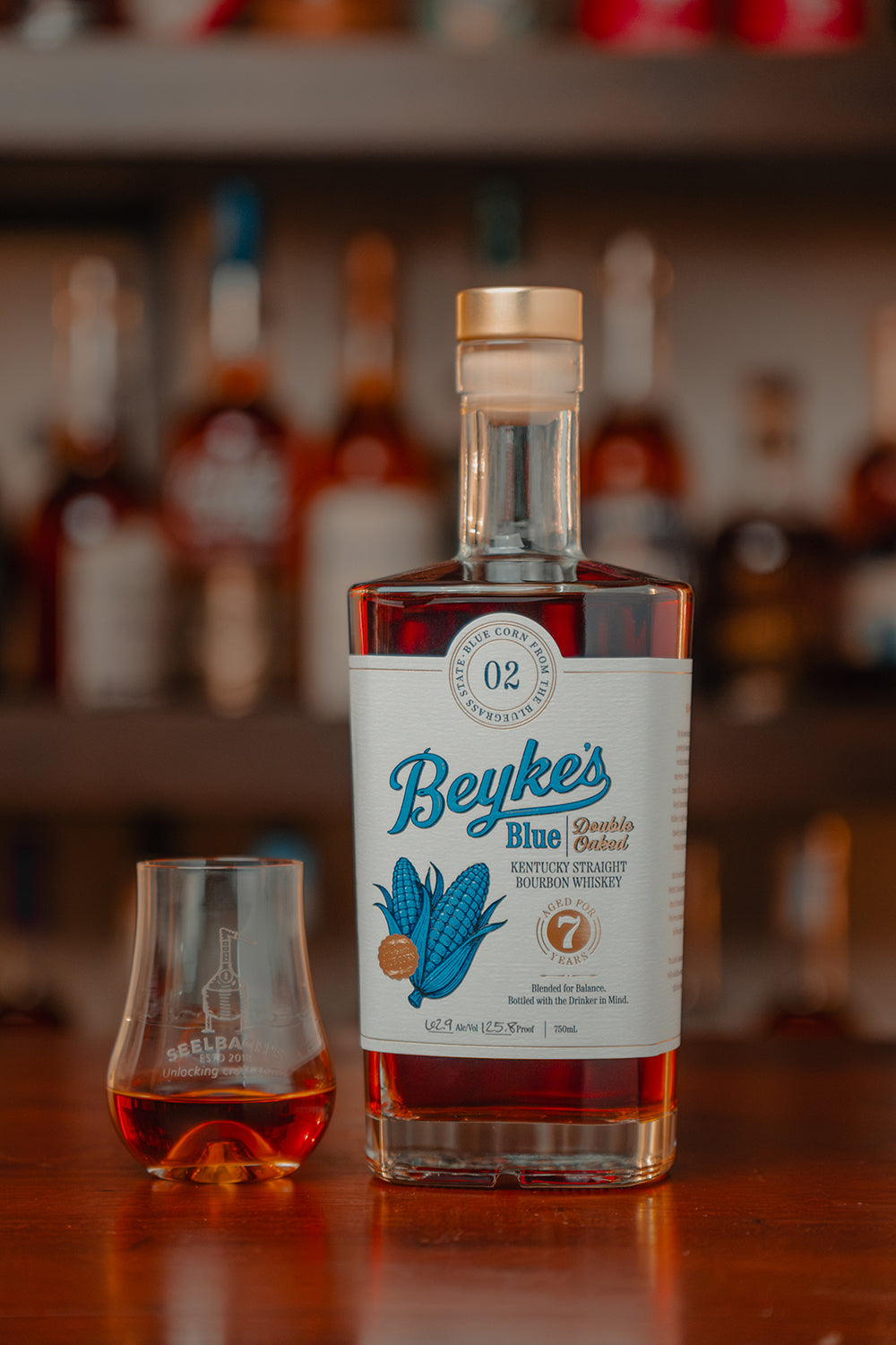Beyke's Blue 2026 Double Oaked Kentucky Straight Blue Corn Bourbon
