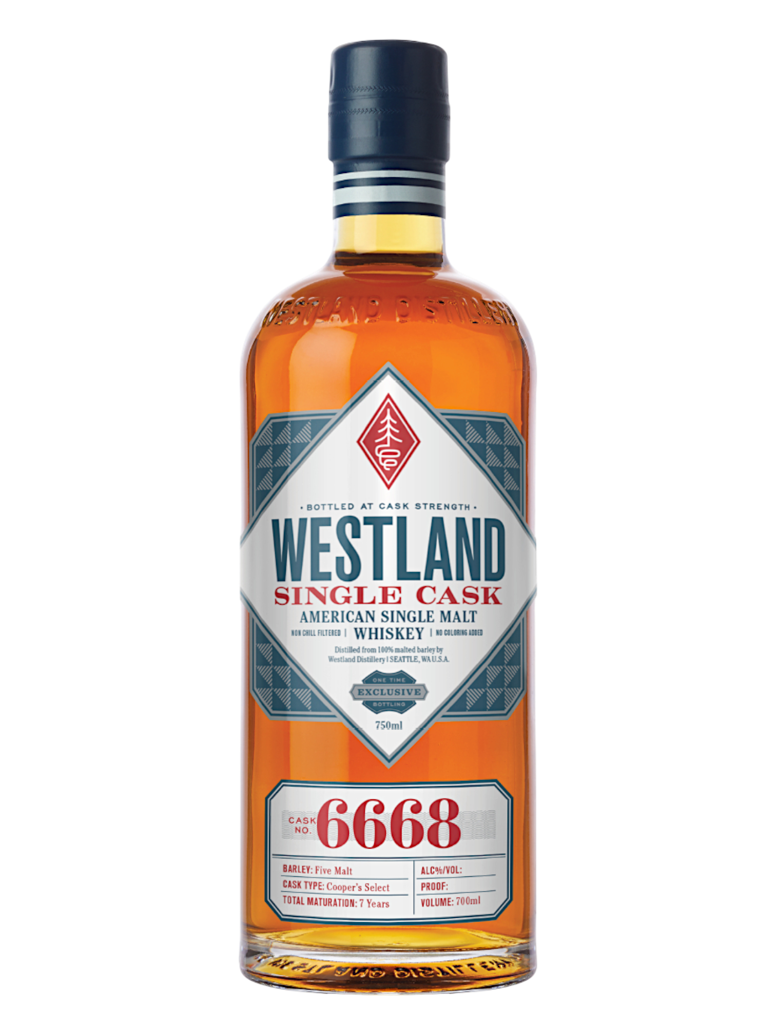 Westland Single Casks #6668 7-Years 