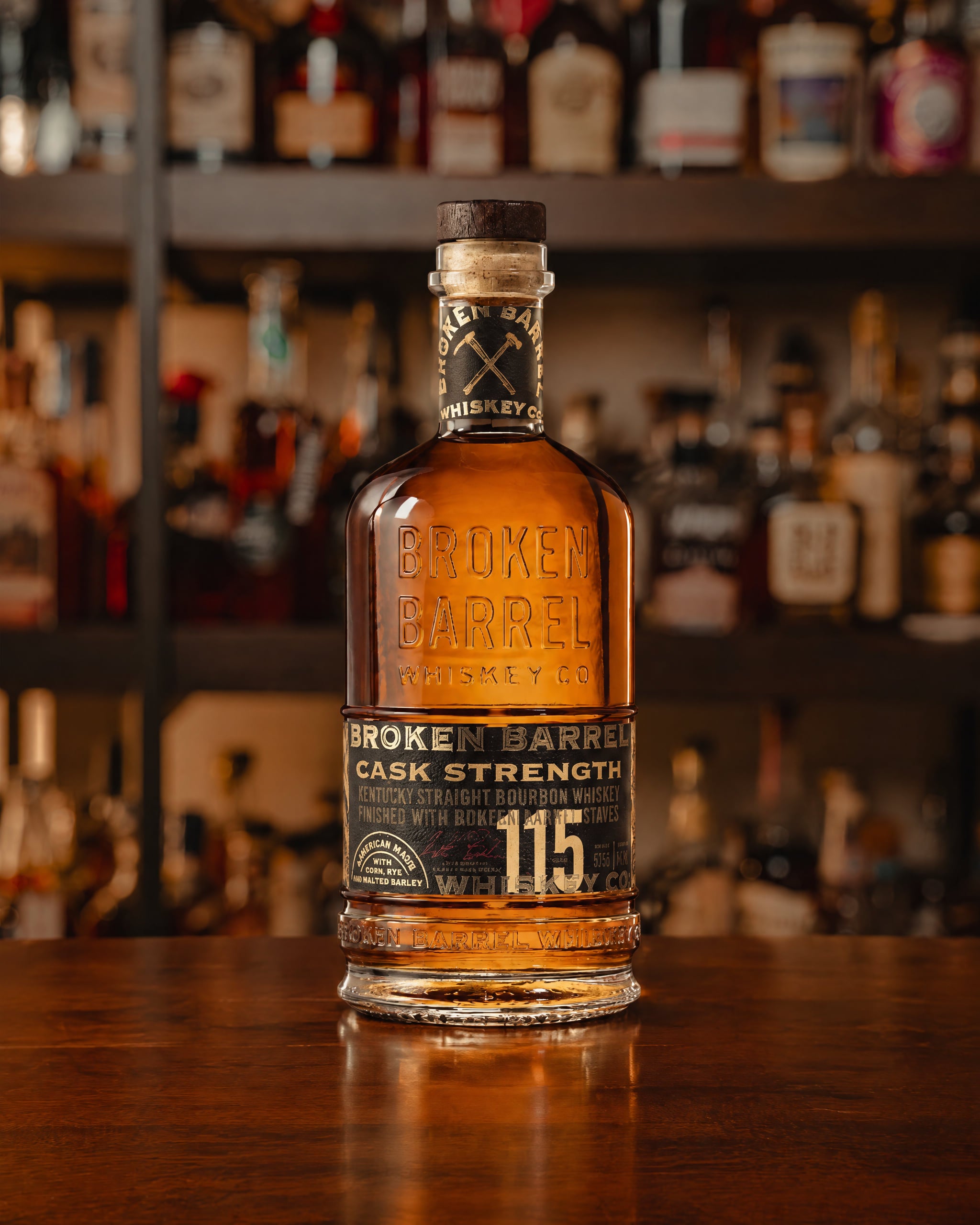 Broken Barrel Whiskey Cask Strength Bourbon Whiskey – Seelbach's