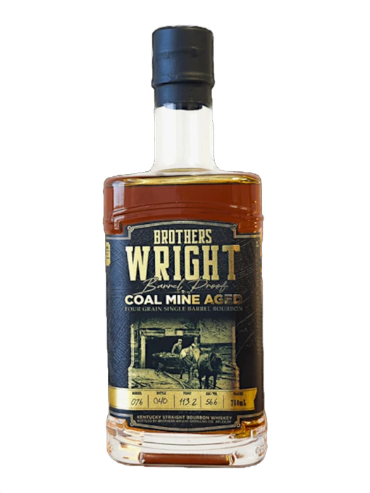 Brothers Wright Distilling Co. Barrel Proof Bourbon Whiskey