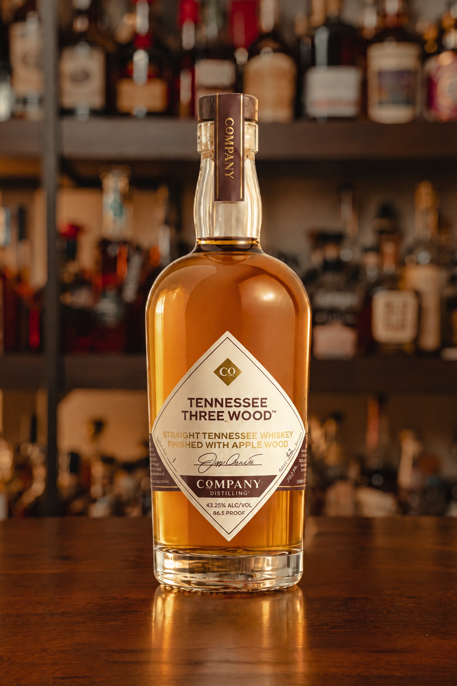 Company Distilling Tennessee Three Wood Straight Tennessee Whiskey