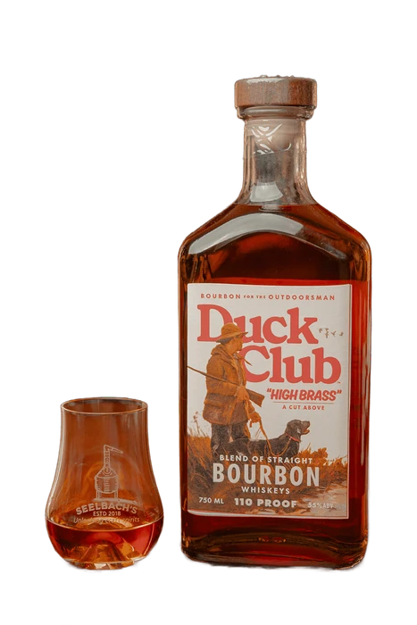 Duck Club Blend of Straight Bourbon Whiskey High Brass 110 proof