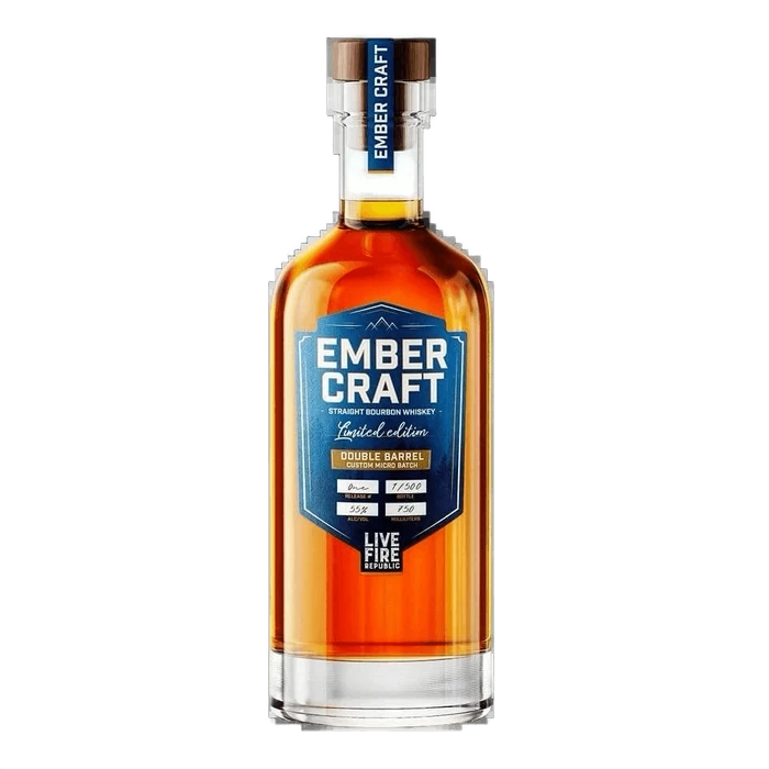 Ember Craft Double Barrel Custom Micro Batch Straight Bourbon Whiskey - Limited Edition