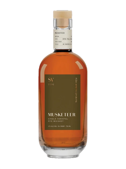 Far North Spirits Musketeer Single Varietal Rye Whiskey
