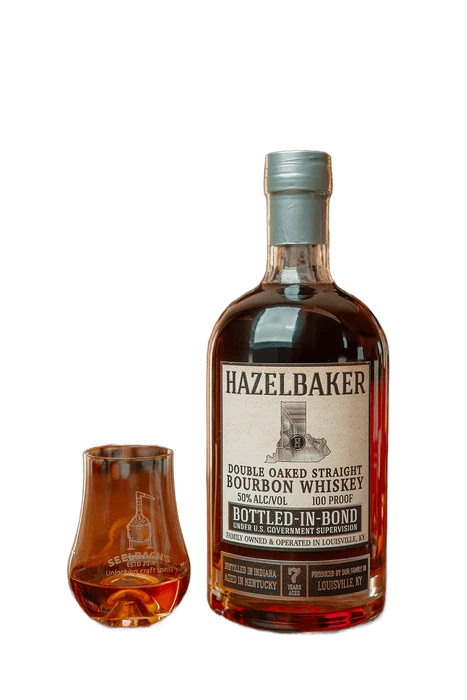 Hazelbaker 7-Year Bottle-In-Bond Double Oaked Straight Bourbon Whiskey