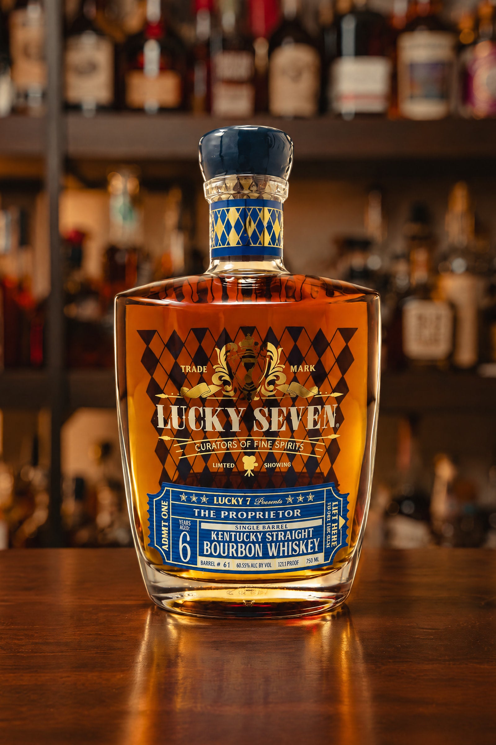 Lucky Seven Spirits -The Proprietor Single Barrel #61 121.1 Proof