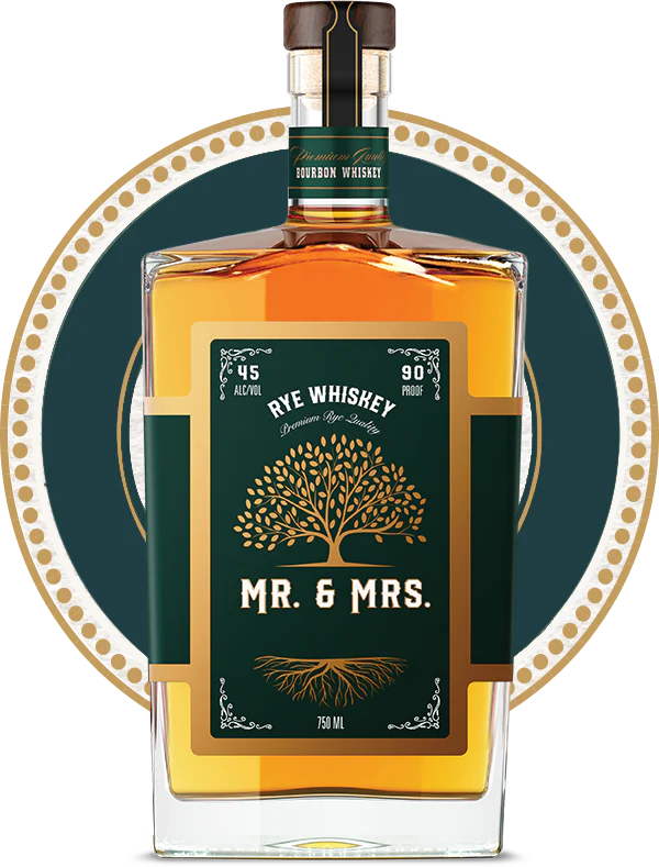 Mr & Mrs Bourbon Green Oak Tree Rye Whiskey – Seelbach's