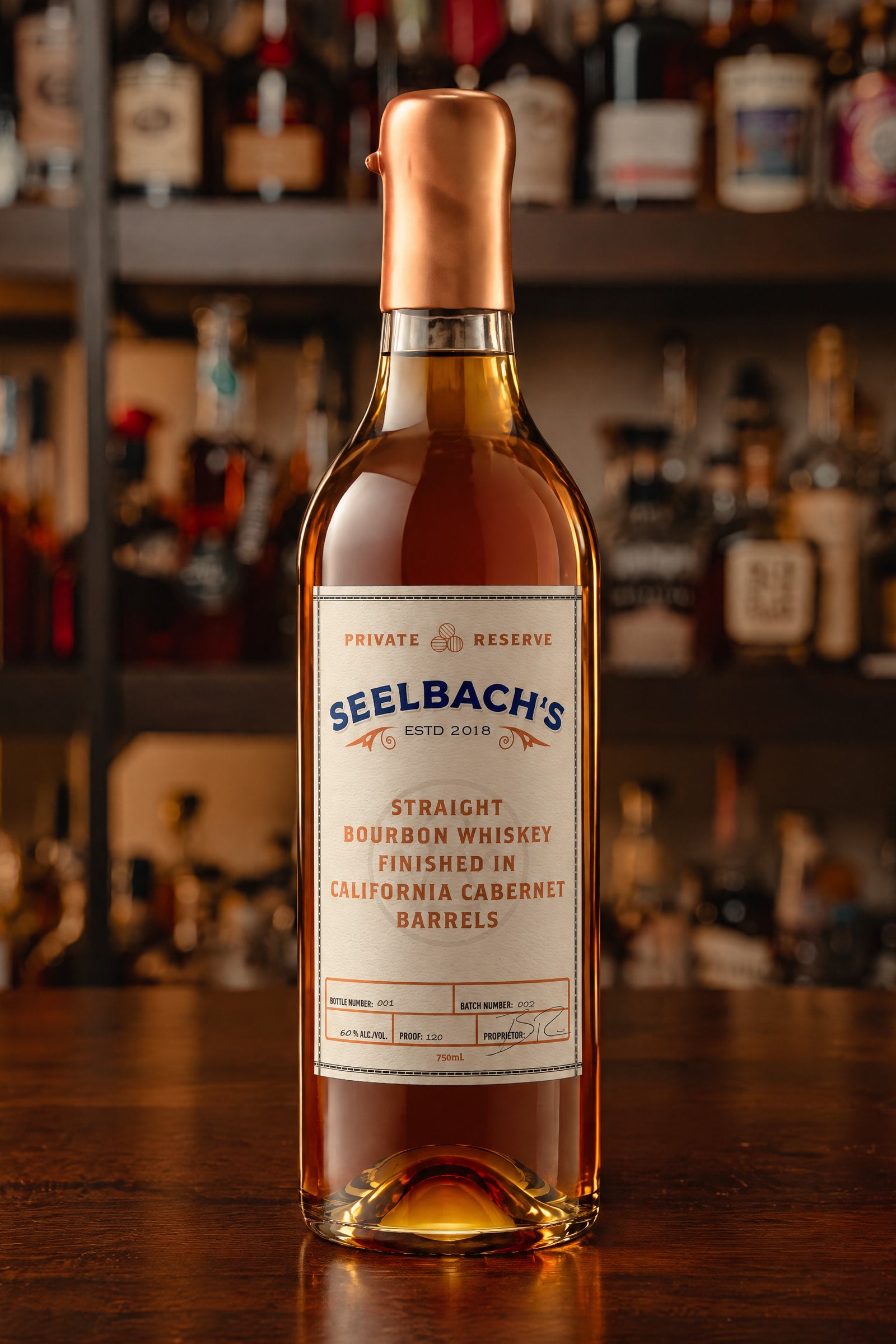Seelbach's Private Reserve California Cab Finished Bourbon Batch 003