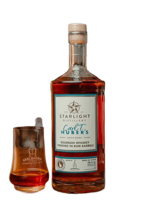 Starlight Distillery Rum Finished Bourbon Whiskey Barrel#23-2275 116.4 proof - Selected by Seelbach's
