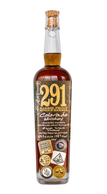 291 Colorado Whiskey Barrel Proof Single Barrel Rye